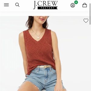 NWT V-Neck Sweater Tank